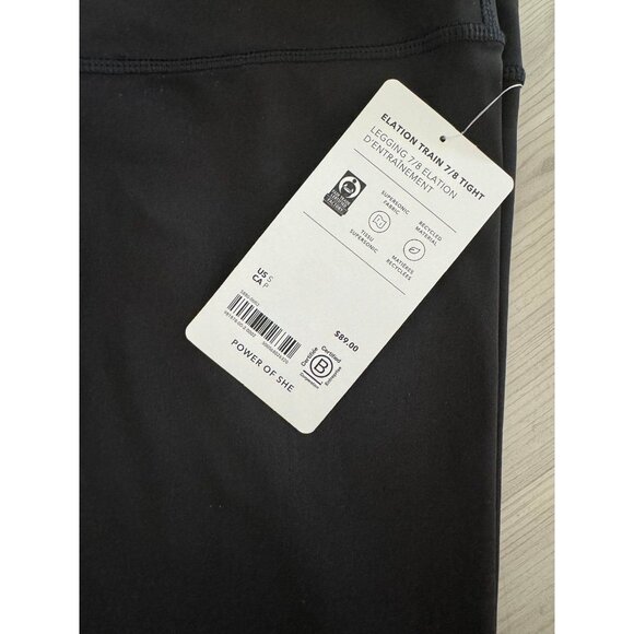 Athleta Elation Train 7/8 Tight Leggings – Black, Small, NWT, Sold Out Online - Picture 4 of 5